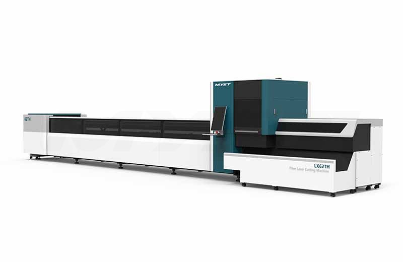 LX62TH Round Square tube metal stainless steel carbon steel iron pipe fiber laser tube cutting machine 1000W 2000W 3000W 4000W 6000W