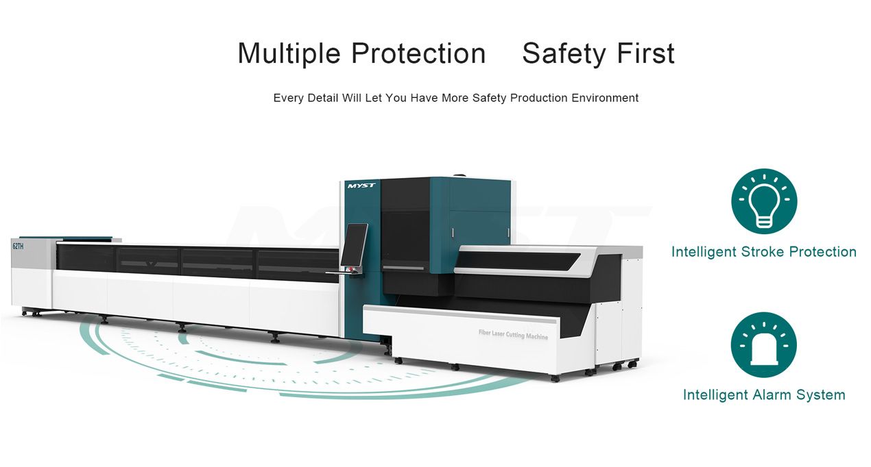 Round Square tube metal stainless steel carbon steel iron pipe fiber laser tube cutting machine 1000W 2000W 3000W 4000W 6000W